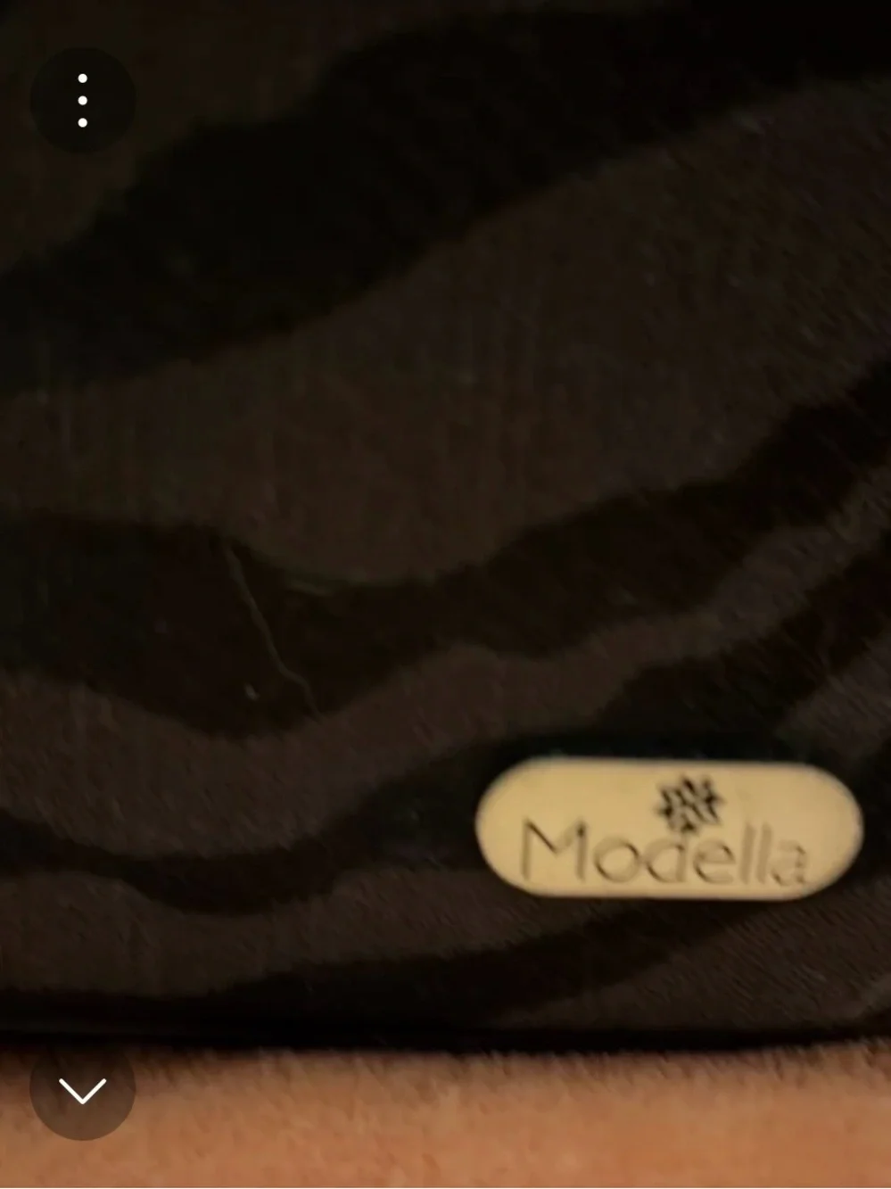 Stylish Black Zebra-Print Women’s make up bag